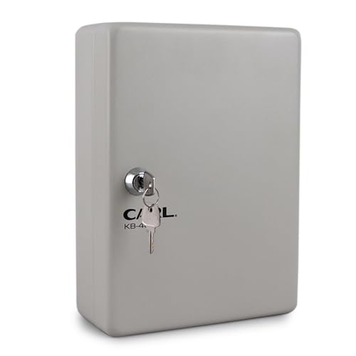 Carl, CUI80038, Steel Security Key Cabinet, 1 Each, Ivory