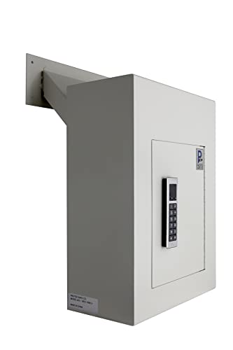 Protex WDC-160E Wall/Door Through Heavy Duty Large Drop Box,for Keys, car remotes, Cash, Checks and envelopes, Pre-drilled mounting Holes, with Adjustable Chute,Digital Electronic Lock