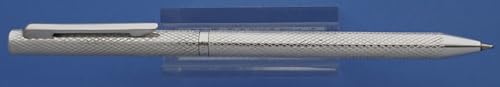 Nisstiiv 999 Solid Silver checks Ballpoint Pen Takes Cross type Refill perfect small hand purse clutch wallet planner