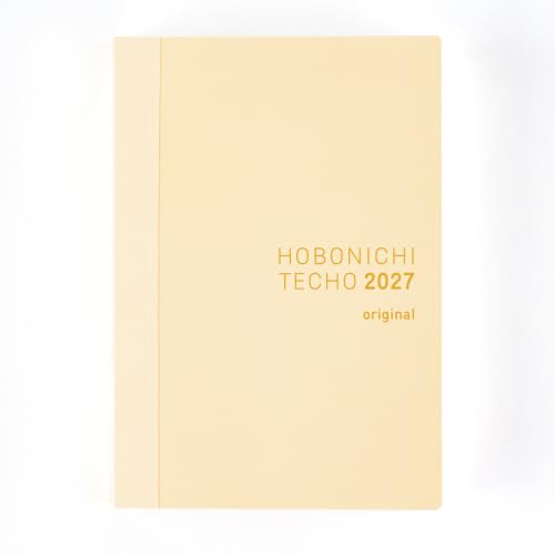 Hobonichi Techo 2027 Original Book – A6, English, Daily, January Start, Monday Start, Planner