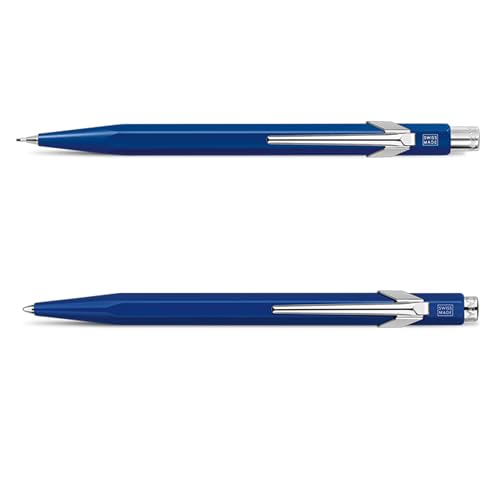 Caran d'Ache 849 Set: Ballpoint Pen & Mechanical Pencil, Sapphire Blue