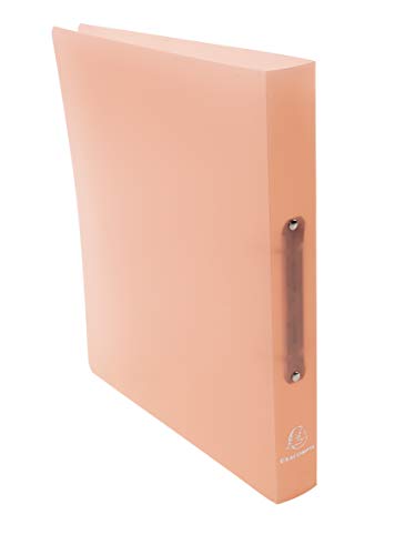 Exacompta Ref - 54970E Chromaline Pastel PP Ring Binders, 320x268mm, Suitable for A4+, 2 Ring 40mm Spine, Pack of 5 Assorted Colours, Coral, Mauve, Blue, Green & Yellow