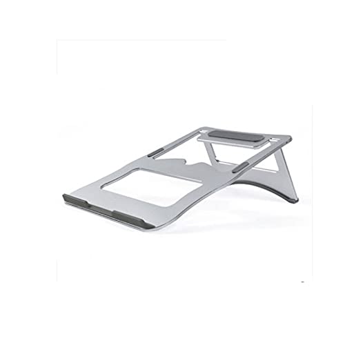 RVCSJAY Foldable Laptop Stand Portable Adjustable Aluminium Folding Holder for(Black)