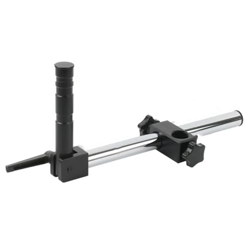 Microscope Accessories Kit Dia 25mm Microscope Stand Holder Metal Bracket Rod Bar Pillar for Microscope Binocular Microscope Camera Microscope Slides(Arm)