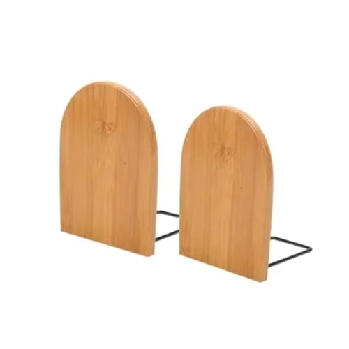 hezhuhe2258 Bookends Book Ends for Shelves, Non-Slip Bookends, Heavy Duty Bookend Support for Books and Movies Book Holder(Large)