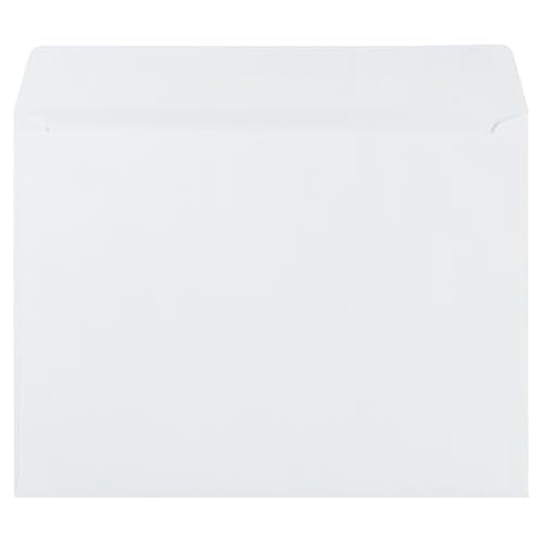 JAM PAPER 9 x 12 Booklet Commercial Envelopes - White - 100/Pack