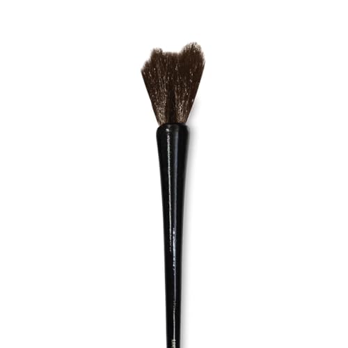 Luco Black Squirrel Brush - Pointed Round, 3 Locks
