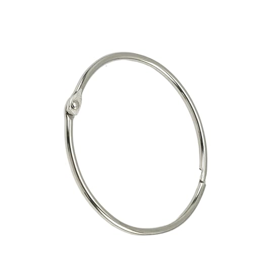 30Pcs Binder Rings Release Metal Binding Rings for Notebooks Binder Documents Storage School Supplies Metal