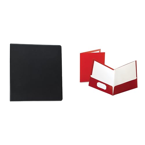 Casafoyer Polypropylene Round Ring Binder & Laminated Portfolio Combo Kit for Organization and Presentations