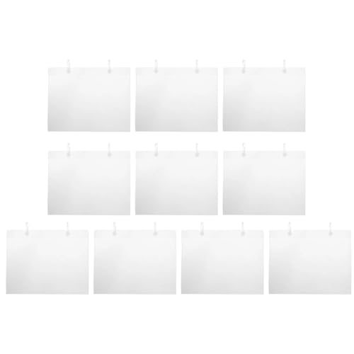 Price Tag Covers 50-200pcs Hanging PVC Label Holders for Supermarket Clothing Shop