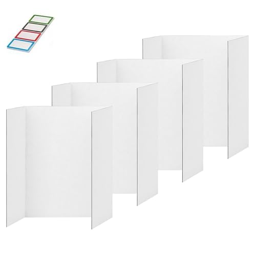 Xgsbvgdhw Trifold Poster Board Compact Pack Portable White