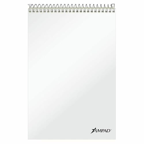 Ampad Steno Pads, Gregg Rule, Green Cover, 80 Green-Tint 6 X 9 Sheets, 6/Pack
