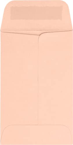 LUXPaper #1 Coin Envelopes | 2 1/4" x 3 1/2" | Blush Pink | 80lb. Text | 1,000 Qty