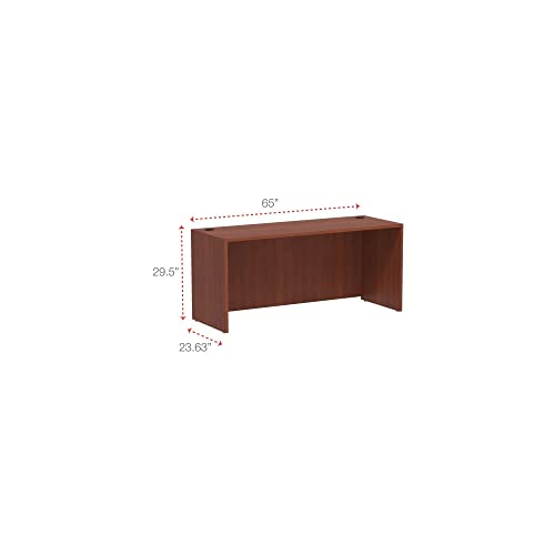 Alera Valencia Series Credenza Shells, 65 x 23-3/5-Inch, Medium Cherry
