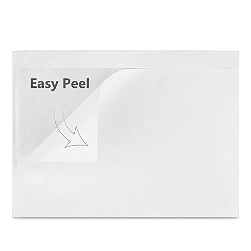 LabelMore 7.5" x 5.5" Clear Plastic Adhesive Packing List Mailing Shipping label Pouch Return Label Documents Keeps Paper Safe While Shipping (2000 Pack)