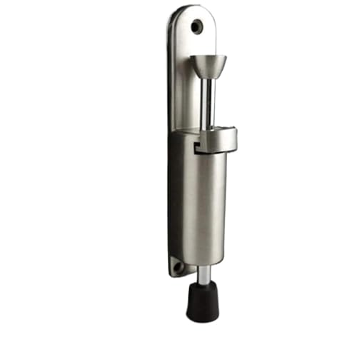 KVXJH 1-5pcs Adjustable Door Stopper Spring Loaded Telescopic Position Zinc Alloy Heavy Duty Door Locks Holder Stop Wall Protector