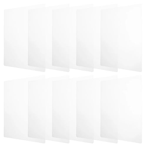 30Pcs Clear Rigid Sheet Protectors for Posters Photos Albums Document Storage