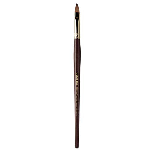 Escoda Reserva Series Artist Watercolor Short Handle Paint Brush, Pure Kolinsky-Tajmyr