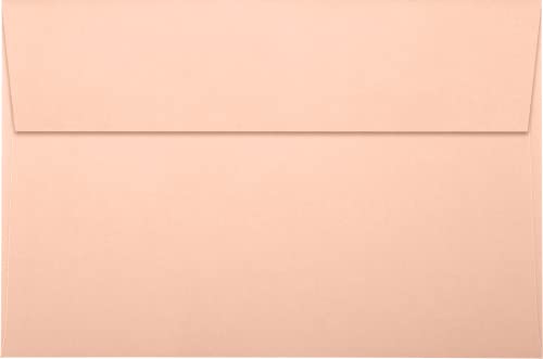 LUXPaper A9 Invitation Envelopes | Peel & Press | 5 3/4" x 8 3/4" | Blush Pink | 80lb. Text | 500 Qty