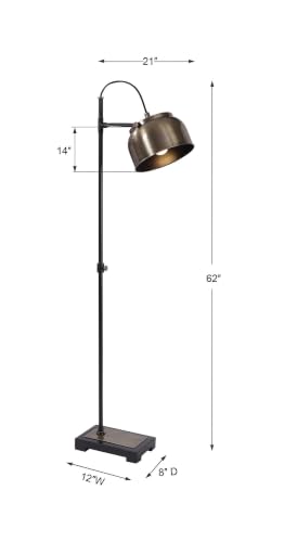 Uttermost Bessemer 1 Light Industrial Floor Lamp 28200-1