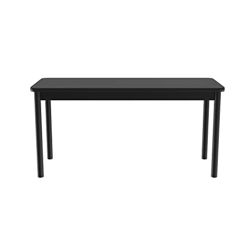 Correll Rectangular Laminate Lab Table with Black Granite Finish LT2472TF-07