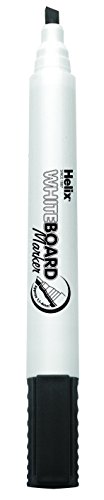 Helix Whiteboard Dry Wipe Marker Pens Chisel Tip x8 (Assorted)