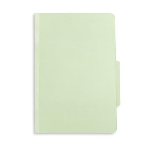 Blue Summit 10 Classification Folders, Legal, 2 Divider, Gray Green