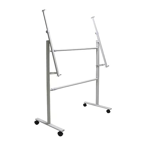 Adjustable Metal Stand for Whiteboard Chalkboard,Mobile Whiteboard Easel with Wheels for Office, Classroom,Home
