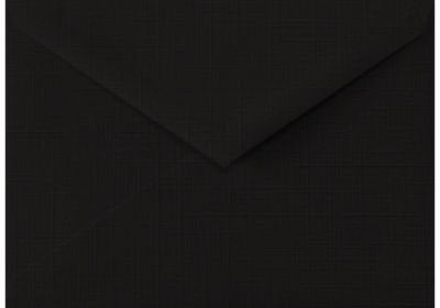 LUXPaper Lee Bar A7 Baronial Invitation Envelopes | Pointed Flap | 5 1/4" x 7 1/4" | Black Linen | 80lb. Text | 250 Qty