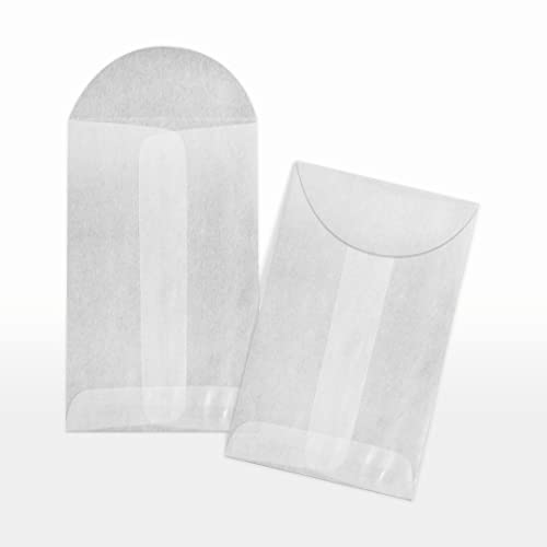 LUXPaper #1 Coin Envelopes | 2 1/4" x 3 1/2" | Glassine | 30lb. Text | 500 Qty
