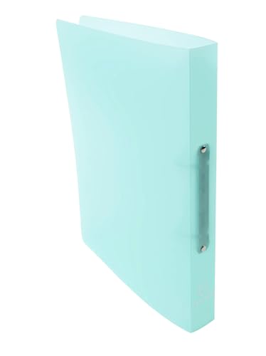 Exacompta - Ref 54970E - Box of 15 Chromaline Binders - 2 Round Rings 30 mm - Spine 40 mm - External Dimensions: 32 x 25 cm - A4 File Format - Assorted
