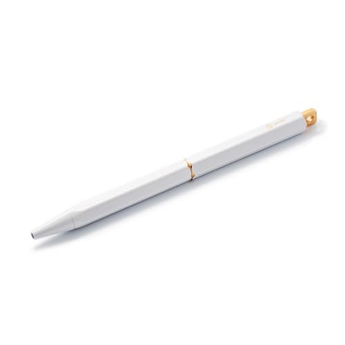 ワイスタジオ(Ystudio) Y-studio YS-STAT-26 Portable Ballpoint Pen, Gel Ink, White