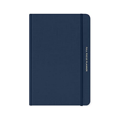 Full Focus Navy Linen Planner by Michael Hyatt - The #1 Daily Planner to Increase Focus, Eliminate Overwhelm, and Achieve Your Biggest Goals - Hardcover
