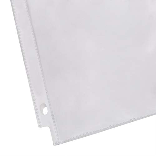 Amazon Basics Sheet Protectors for 3 Ring Binder, Top Loading, Clear Plastic Sleeves, Letter Size, 2000-Pack