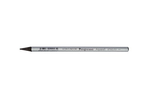 KOH-I-NOOR 8780 Woodless Aquarell Coloured Pencil - Dark Brown (Box of 12)