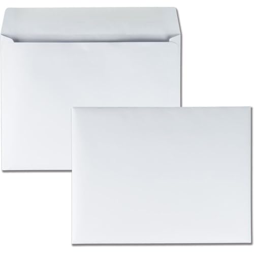 9 x 12 Booklet Envelope - Open Side - 28# White - (9 x 12) - Large Envelope Series (Jumbo) (250)