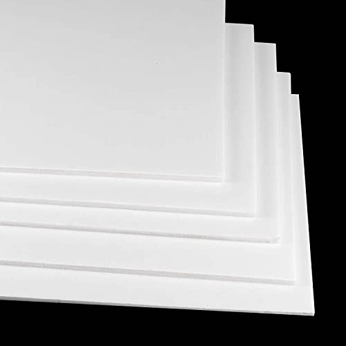 30 Pack White Foam Board Sheets - 300x400x5mm Thick Polystyrene Mat for DIY Crafts, Modeling, and Photo Mounting
