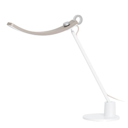 BenQ Genie e-Reading Desk Lamp - Bright Lighting for Small Workspace, Dimmable with 13 Color Modes, Auto-dimming, Eye-Caring Lamp for Home Office, Reading, Study, Craft, Matte Gold