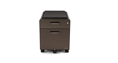 UPLIFT DESK 2-Drawer File Cabinet with Seat, Rolling (Industrial Style)