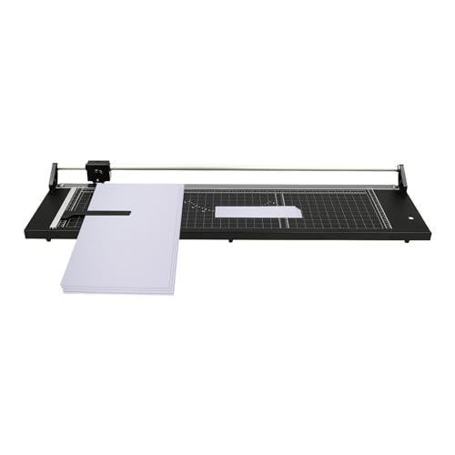 36 Inch Commercial Manual Rolling Cutter, Precision Rotary Paper Trimmer