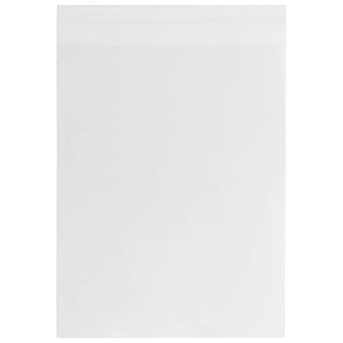 JAM PAPER Cello Sleeves with Self Adhesive Closure - 17 7/16 x 22 1/4 - Clear - 100/Pack