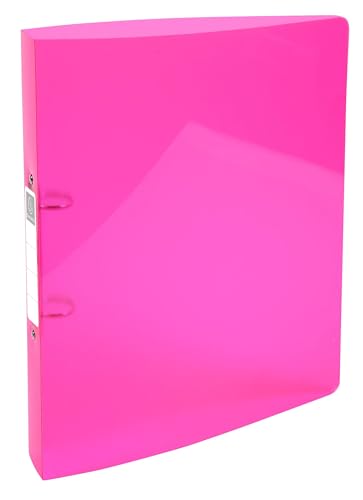 Exacompta - Ref 54780E - Box of 15 Iderama Binders - 2 Round Rings Diameter 30 mm - Spine 40 mm - External Dimensions: 32 x 27 cm - A4 Maxi File Format - Assorted