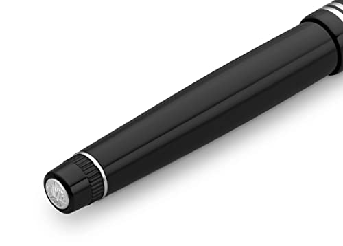 Kaweco DIA2 Gel/Ballpoint Pen Chrome I Pen Including 0.7 mm Rollerball Pen Refill in Classic Design with Ceramic Ball I Nostalgic Acrylic Gel Roller 16 cm I Chrome