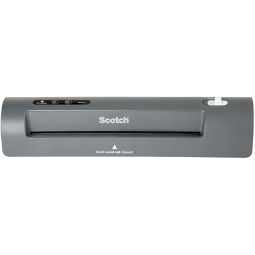 Scotch® TL901SC Thermal Laminator Combo Pack, 11" H x 9" W x 9" D, Silver