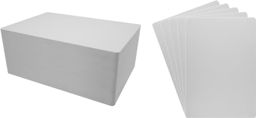 (150) Magazine Book Heavy Duty Divider Cards - White, 40mil - 8 1/4" x 11 3/4" - #MANS85WH40