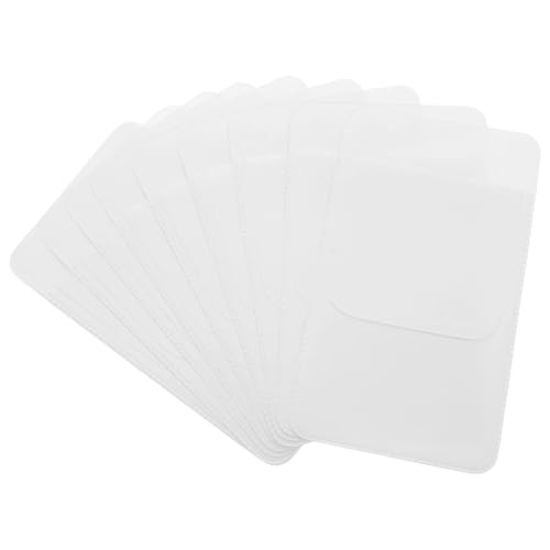 Yingluno 60pcs PVC Pen Case Pocket Protector For Lab Coats Nurse Doctors Pens Shirt Medical Holder White Soft Stain Prevention