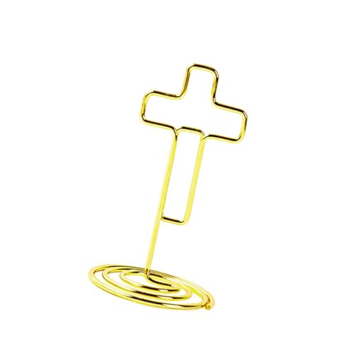 100PCS Metal Memo Clip Holders Photo Displaying Stand, Gold