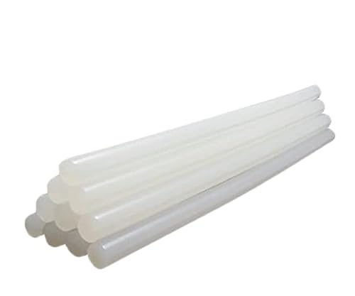7/16" X 10" (or 11mm X 10") Large Hot Melt Glue Stick Super Transparent Bulk (410 pcs)