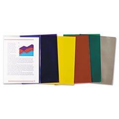 ProjeCarton Folders, Jacket, Letter, Poly, Clear, 25/Box (3 Box)