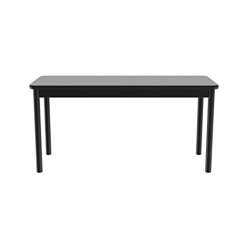 Correll Rectangular Laminate Lab Table with Gray Granite Finish LT3048TF-15